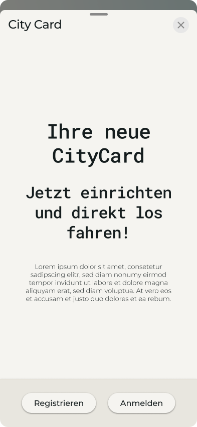 Wireframes of SmarthillGo App