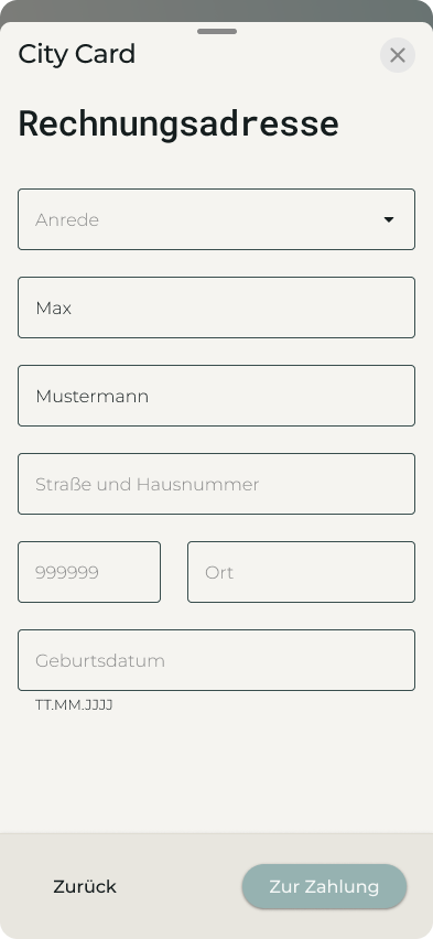 Wireframes of SmarthillGo App